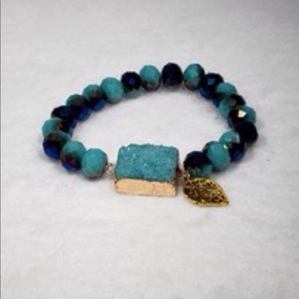 Handmade boho bead bracelet